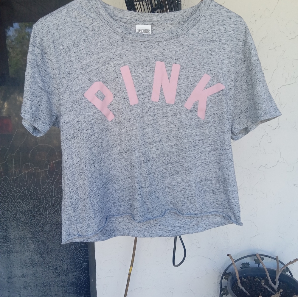 Vs PINK crop top size small